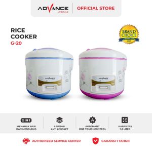 Advance G20 Rice Cooker Besar 1.8 Liter Penanak Nasi Serbaguna 3 In 1  Magic com Garansi resmi 1 Tahun