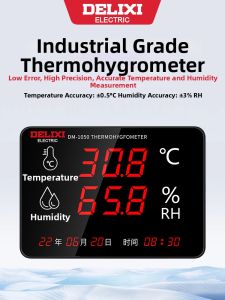DELIXI Electric | Thermometer Hygrometer Số Hóa Cao Cấp có Báo Động
