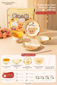 MODERN SWEETHOME | Underglaze Colored Tableware Set for Home and Children