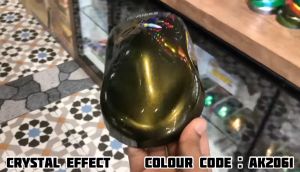 AIKKA AK2061 Sparkling CS Yellow | Crystal Series | Automotive 2K Car Paint Motor Aerosol Spray Cat Bancuh Kereta DIY 车漆