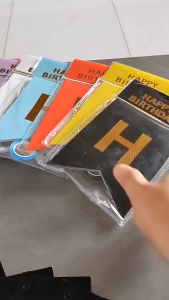 ชุดธงวันเกิด ธงราว happy birthday bannerแบนเนอร์ 1นิ้ว / สวัสดีปีใหม่บอลลูนฟิล์มอลูมิเนียมสวัสดีปีใหม่ขวดไวน์กรอบรูปพ