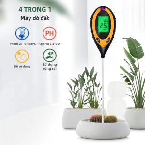 Máy Kiểm Tra Đất Cầm Tay Có Màn Hình LCD Máy Đo Độ pH Kỹ Thuật Số Cảm Biến Đất Kỹ Thuật Số Để Trồng Hoa Dụng Cụ Làm Vườn Chính Xác