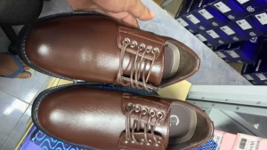 รองเท้าคัชชูสีน้ำตาลเข้มรุ่นCM-605มีsize39-45สวมใส่สบาย