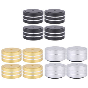 [Vktech] 4PCS Shock Absorbing Foot Pad Non-Slip Speaker Isolation Stand Feet Pad Vibration Damper Floor Protector for Speaker DAC