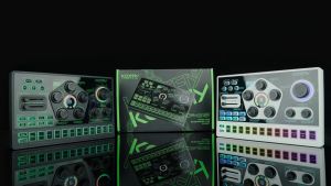 Koorfly KF03 การ์ดเสียง มืออาชีพ อุปกรณ์ควบคุมเสียง มีเอฟเฟคในตัว เอฟเฟกต์เสียงกำหนดเอง พร้อมบลูทูธ บันทึกเสียง ไลฟ์สด Audio Interface Sound Card