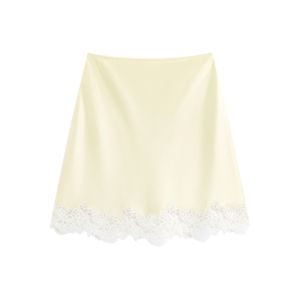 Heavy Acetate Lace A-line Skirt