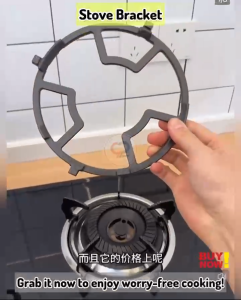 Gas Stove Bracket Stand Kitchen Cast Iron Non Slip Stovetop Rack Moka Small Pot Holder Universal Pot Holder Bracket