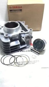 BLOK CYLINDER + SEHER ASSY VEGA ZR JUPITER ZZ JUPITER SALIB ROBOT LEXAM 5D9 2008- 2012 KOMPLIT RING PISTON YAMAHA
