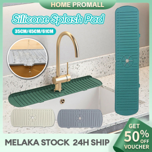Silicone Splash Pad Kitchen Sink Faucet Guard Water Mat Bathroom Drainage Countertop Protector Splash Water Catcher Mat