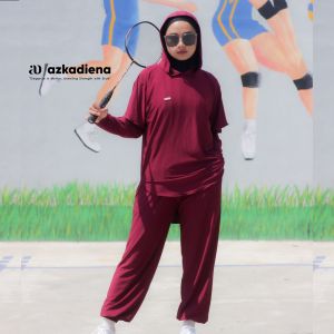 Setelan Olahraga wanita Jenita  \ Setelan Olahraga Muslimah  \e Set Sporty  \ One Set Olahraga