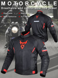 MOTOCENTRIC Summer Motorcycle Riding Jacket Men Women Mesh Breathable Motocross Jacket Anti-fall Motorbike Jacket With 5pcs Protection Pads Motorcyclist Jacket Lightweight
