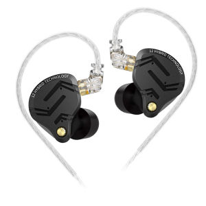 KZ | KZ ZS12 PRO X Metal Earphones 1DD+5BA Hybrid HIFI Bass In Ear Monitor Headphones Music Sport Noise Cancelling Headset New Arrive