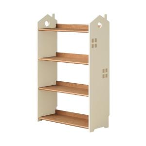 WEISHA | Modern Simple White Wooden Bookshelf