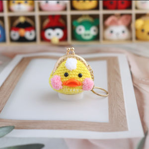 Handcrafted Mini Coin Purse 5cm DIY Hard Coin Earphone Storage Cartoon Childrens Bag Finished Product Soft Cute Modern Simple