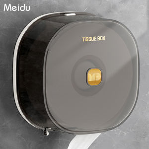 Tissue Box Large Roll Paper Box Wall-Mounted Toilet Dedicated Hotel Toilet Public Chart Drum Large Plate Toilet Paper Box
