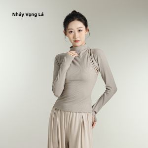 LEAF DANCE | Áo Kéo Co Dáng Ôm Body Cổ Tròn Dễ Thương