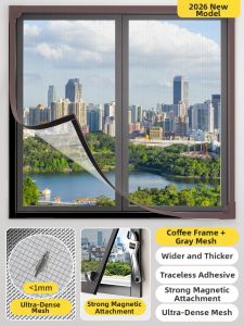 ZTION | Magnetic Self-Installation Invisible Mosquito Net Window