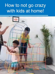 150pcs Straw Constructor Straw Toy Kids Connect Straws Building Block Toys Colorful Interlocking Stem Building Plastic Engineering Toys