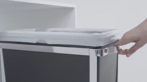 simplehuman 30L 35L Recycler Under Counter Kitchen Cabinet Pull Out Trash Can with Heavy Duty Steel Frame