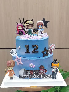 Fifth Personality Birthday Cake Decoration Figurine Boy Girl Bat Castle Plug-In Collectible Jack Doctor Gardener Ornament