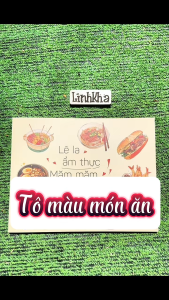 Sách Tô màu - Lê la ẩm thực (gáy thường) - Măm măm khắp chốn - Việt Thư books