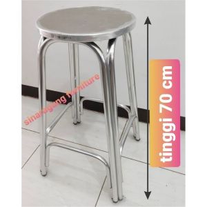 PROMO KURSI STAINLESS STEEL 50 cm dan 70 cm SUPER KOKOH ANTI PATAH