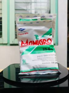 PUPUK MAJEMUK MAMIGRO HIJAU 26+6+6 isi 500gr 1kg F