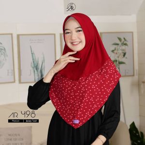 HIJAB ARRAFI AR 498 HIJAB INSTAN MOTIF