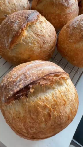 [PRE-ORDER] Homemade Artisanal Wholemeal Sourdough Loaf Sugarfree Sugarless Oil-free (400g - 500g per loaf)