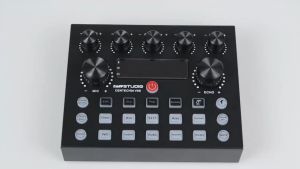 COD TaffSTUDIO Mixer USB External Sound Card Bluetooth Amplifier - V8S / Sound Card External & Bluetooth Amplifier untuk Podcast Streaming dan Rekaman Musik - Efek Suara Profesional Kompatibel dengan PC dan Smartphone Plug and Play Mudah Digunakan