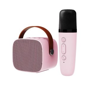 Cute Clearance Sale Mini Wireless Mic Bluetooth Small Speaker Outdoor Portable Karaoke  Audio All-in-one Microphone Subwoofer
