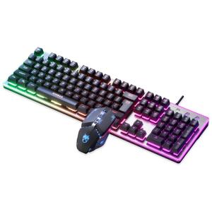 Kinbas | Mechanical Feel Gaming Keyboard Mouse and Headset Set