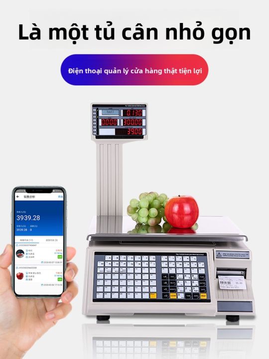 ZHIMEI | Máy In Nhãn Điện Tử Cho Cân Mã Vạch, Cân Két Tiền | Lazada.vn