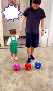 Bóng đồ chơi ma thuật có đèn led - Đồ chơi vận động bóng bật nảy lò xò có đèn nháy bóng có lò xo