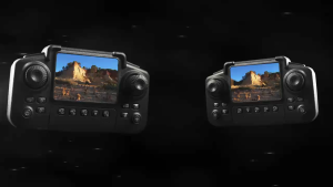 E88/E99 Drone Dual Camera with big Screen Remote & 360° LED Lighting - No Phone Real-Time FPV Optical Flow Positioning Quadcopter