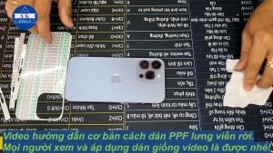 Dán dẻo PPF Mặt lưng iphone 11 đến 15 pro max miếng dán PPF mặt lưng chuẩn usa bảo vệ máy chống trầy xước