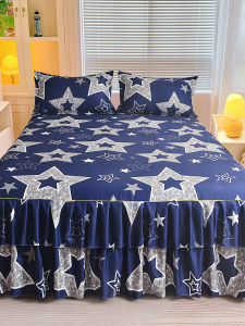 Váy Giường Cotton Giặt Được 150x200cm Vỏ Chăn Chống Trượt Chống Bụi Vỏ Chăn Đơn 18m Vỏ Chăn Bảo Vệ Cho Giường Đôi