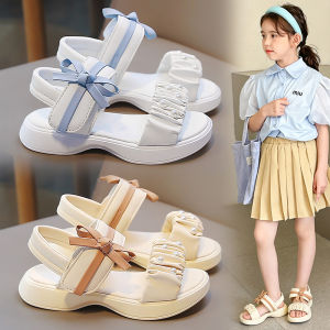Slip Resistant Pearl Decorated Roman Style Children Sandals
