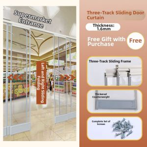 Winter Use Transparent PVC Magnetic Curtain