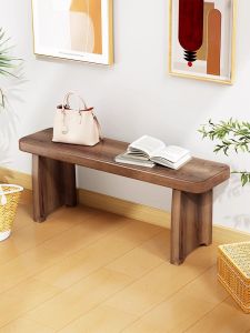 WUBUWEI | Vintage Solid Wood Multi-functional Bench Practical Space-saving