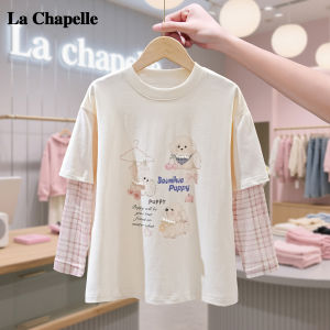 La Chapelle | Bộ Đồ Gái Phong Cách Hàn Quốc Dành Cho Mùa Xuân Áo Thun Tay Dài