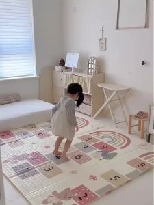 Baby crawling floor mat baby mat baby mat for floor thickness baby playmat Carpet baby mat playmat thickened foldable household 爬爬垫