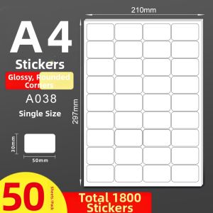 liwu | Cuttable A4 Label Paper Glossy/Matte Customizable