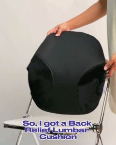 Ergonomic Lumbar Back Support Cushion - Premium Memory Foam