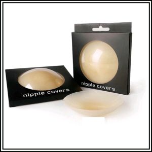 Hộp 2 miếng dán nhũ hoa nhiệt tự thân cao cấp Dán Ti nhiệt tự thân siêu dính Dán Ngực Silicon