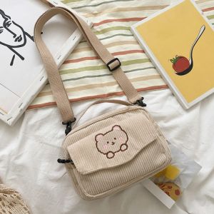 Kawaii Trong Suốt Túi Đeo Ngang Cho Nữ Nhỏ Nylon Đeo Vai Có Dây Kéo Nhật Bản Phong Cách JK Itabag Đa Năng Màu Trơn