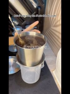 Phin pha cà phê inox 430 lớn 100g 200g 500g cứng cáp dùng bền phù hợp cho quán cf xe đẩy gia đình Mixmore