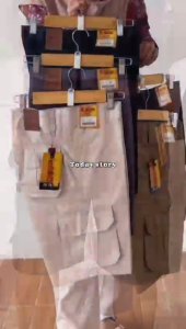 [ TITIN COLLECTION ] Celana Pendek Cargo Pria Gunung Casual Bahan Melar Big Size Jumbo 27-44