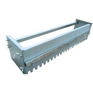 Máng Kéo Răng Cưa U15mm-Bằng Thép Sơn Tỉnh Điện -Có Tay Nắm -Kích Thước Linh Hoạt Từ 6 Tất -1.1m