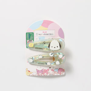 Kẹp Tóc Laser Dễ Thương Hello Kitty Kurokos Bé Gái Mèo Meow Kẹp Tóc Mái Lệch Kẹp Tóc Phụ Kiện Tóc Cho Bé Gái